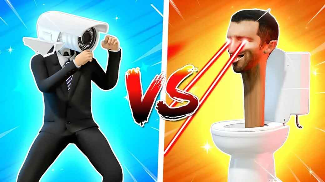 skibidi toilet vs cameraman
